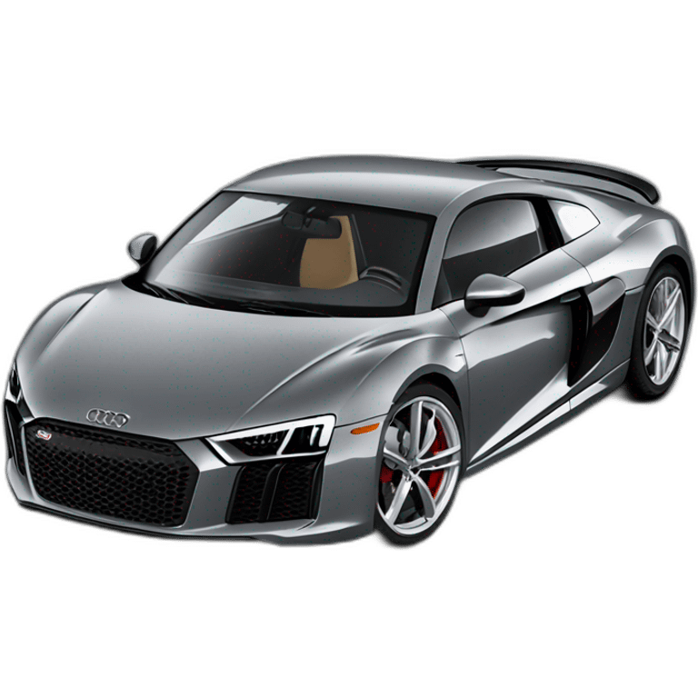 audi r8 gray emoji