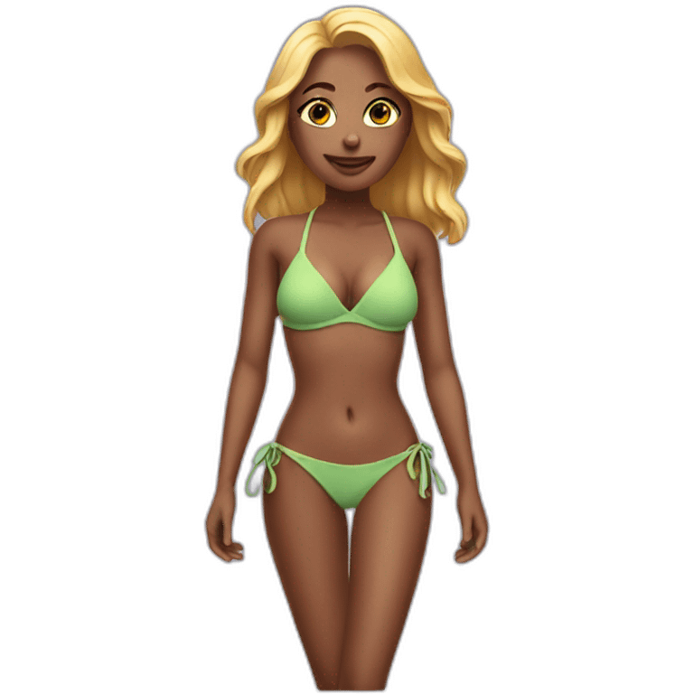 Bikini girl emoji