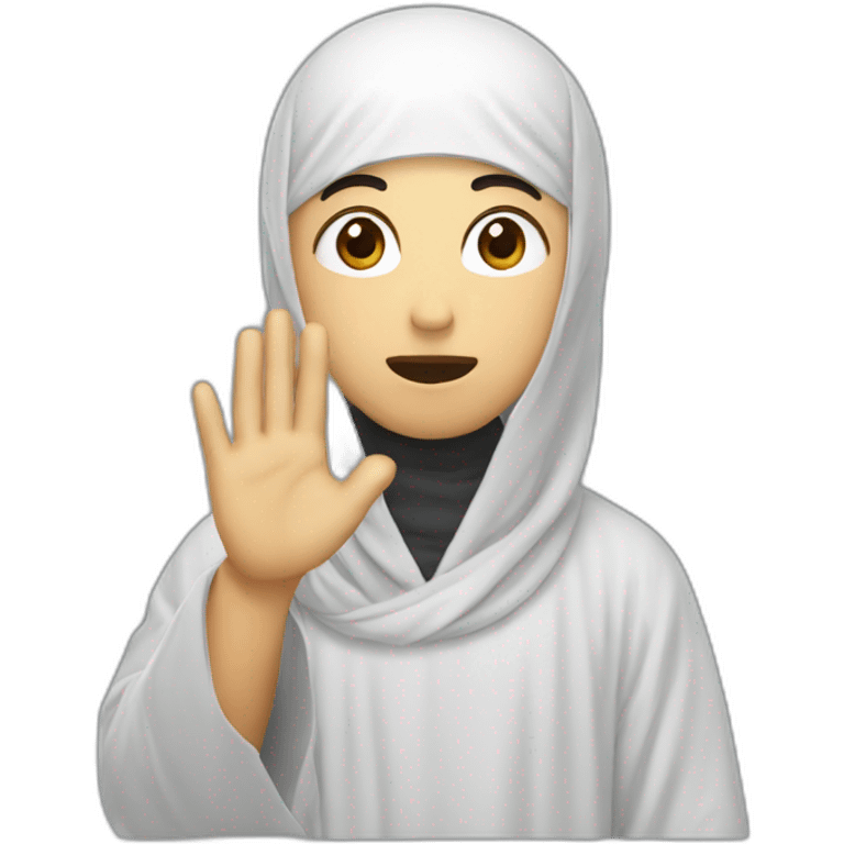 korean muslim asking allah for help emoji