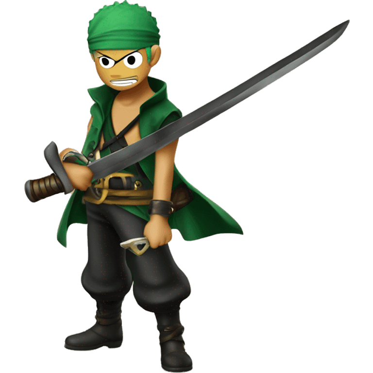 Pirate hunter Roronoa Zoro  emoji