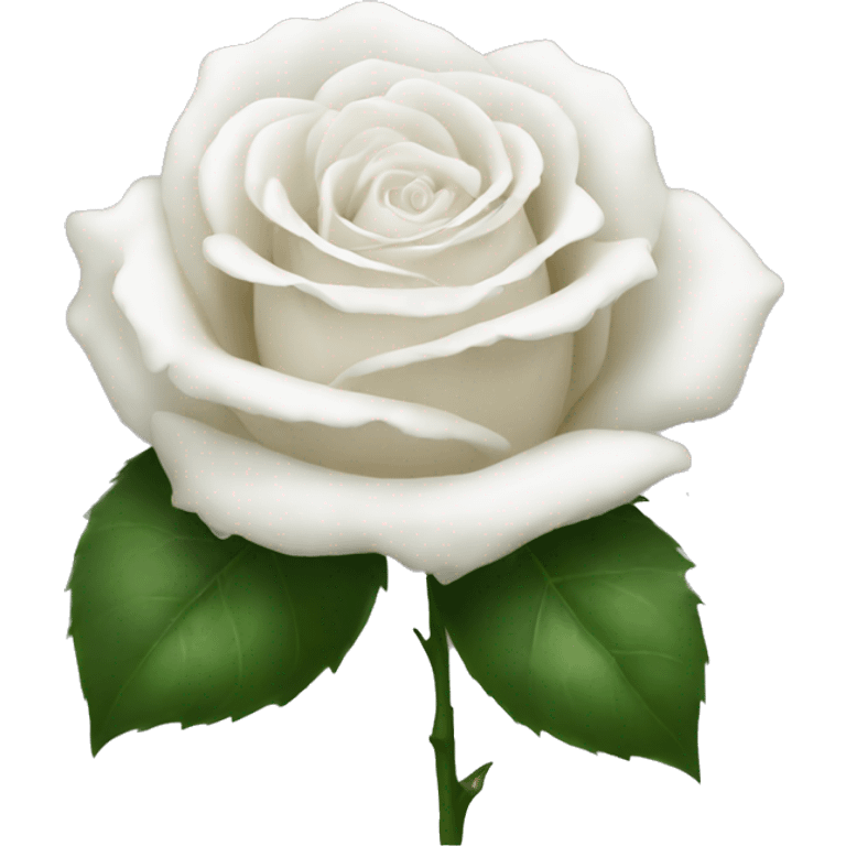 White rose  emoji