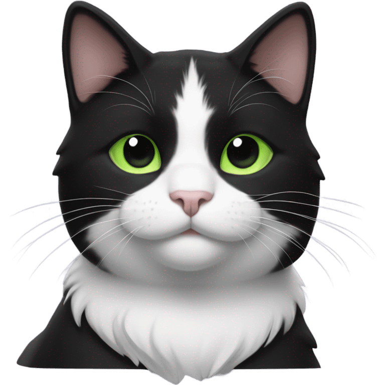 Tuxedo cat  emoji