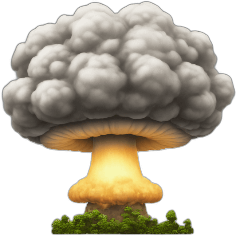 Mushroom cloud emoji