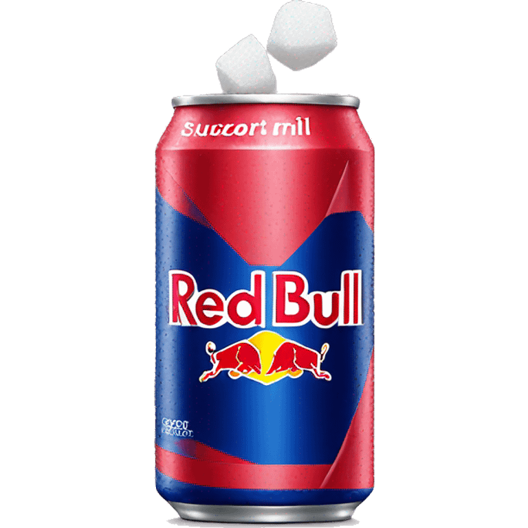 Red bull sugar free emoji