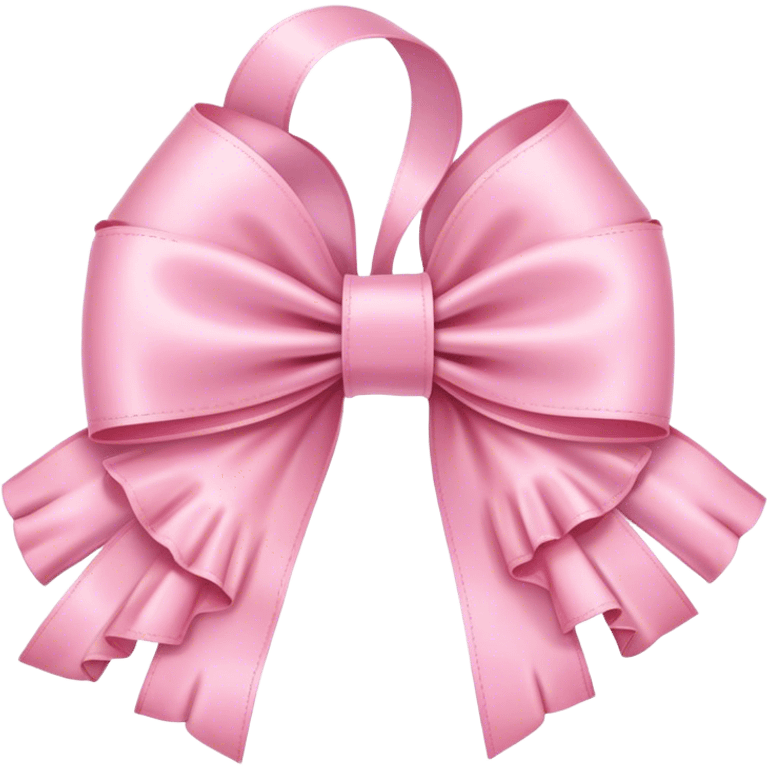 ribbon ruffle pink pastel coquette  emoji