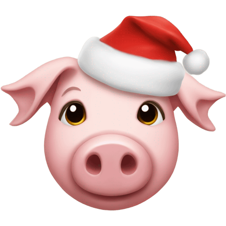 pig Christmas  emoji