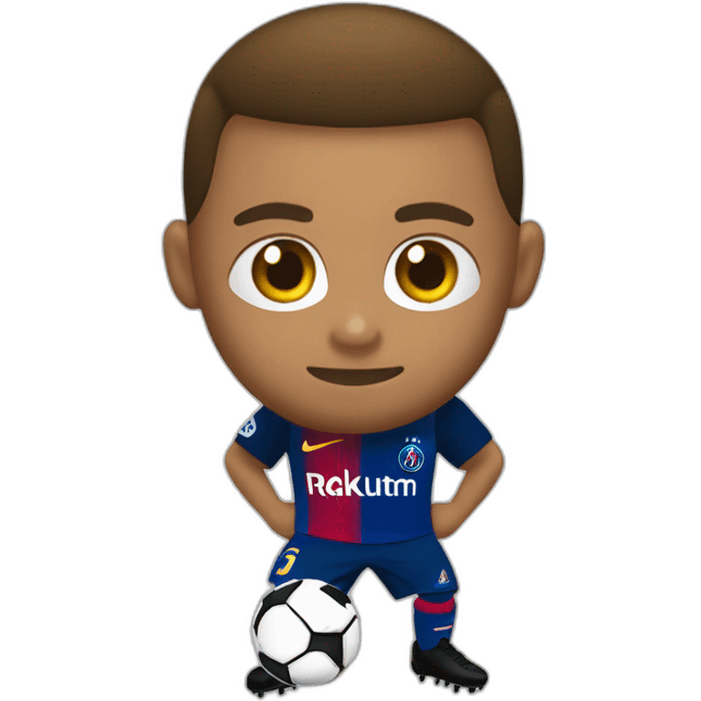 neymar dribbling mbappé emoji