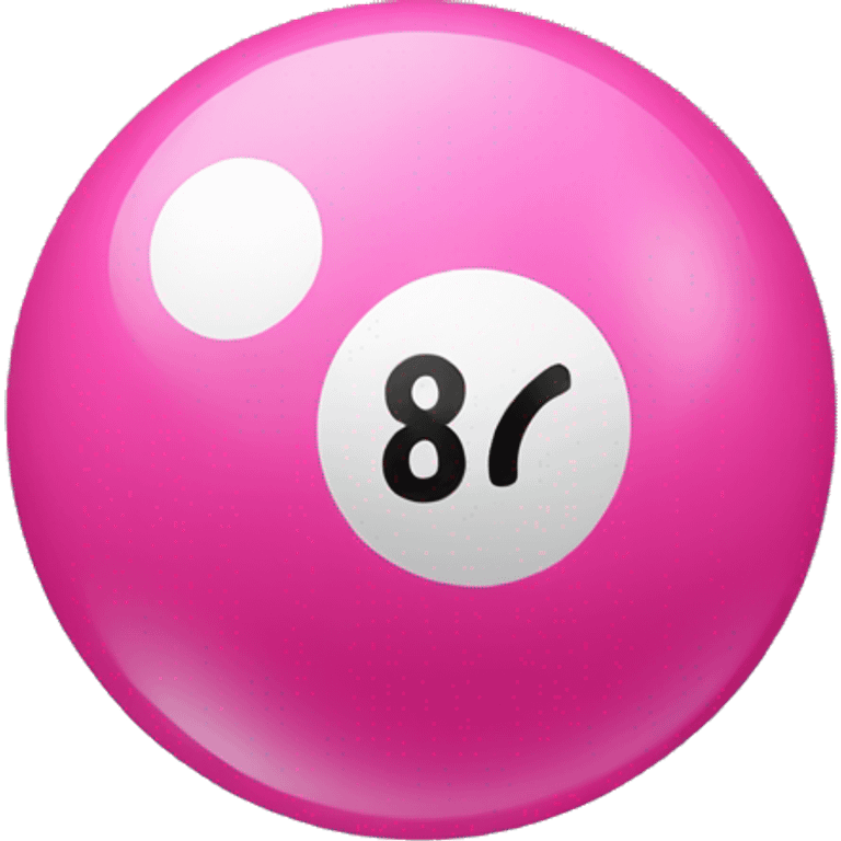 pink eight ball emoji