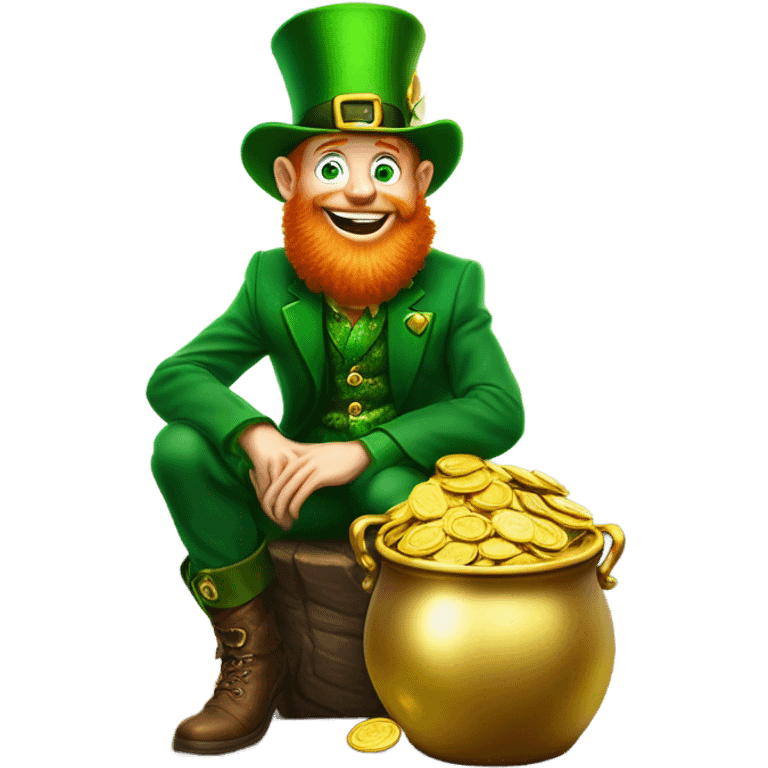 leprechaun fever emoji