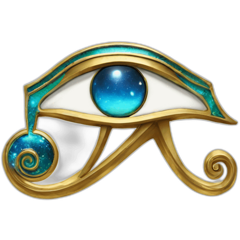 eye of Ra, 3d, cosmic style emoji