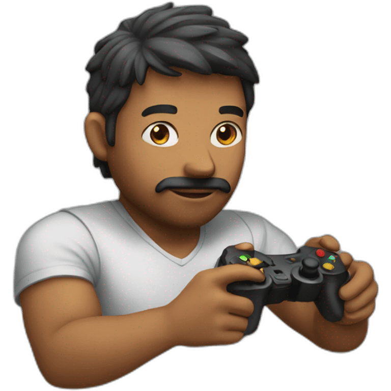 Man gaming emoji