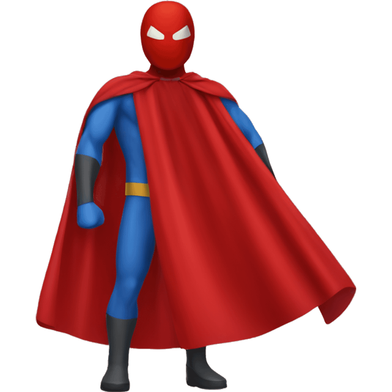 RED SUPERHERO CAPE emoji