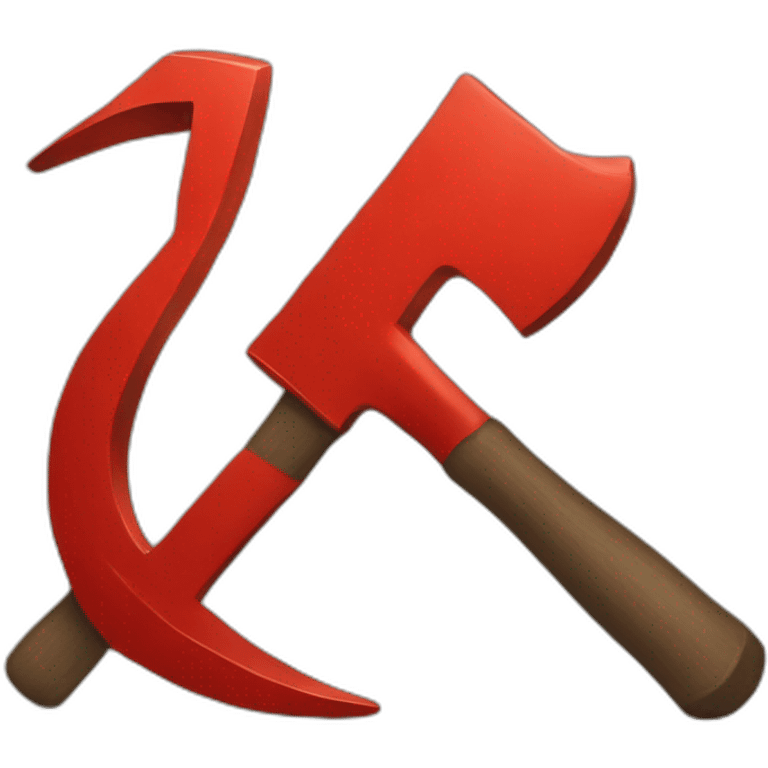 Hammer and sickle emoji