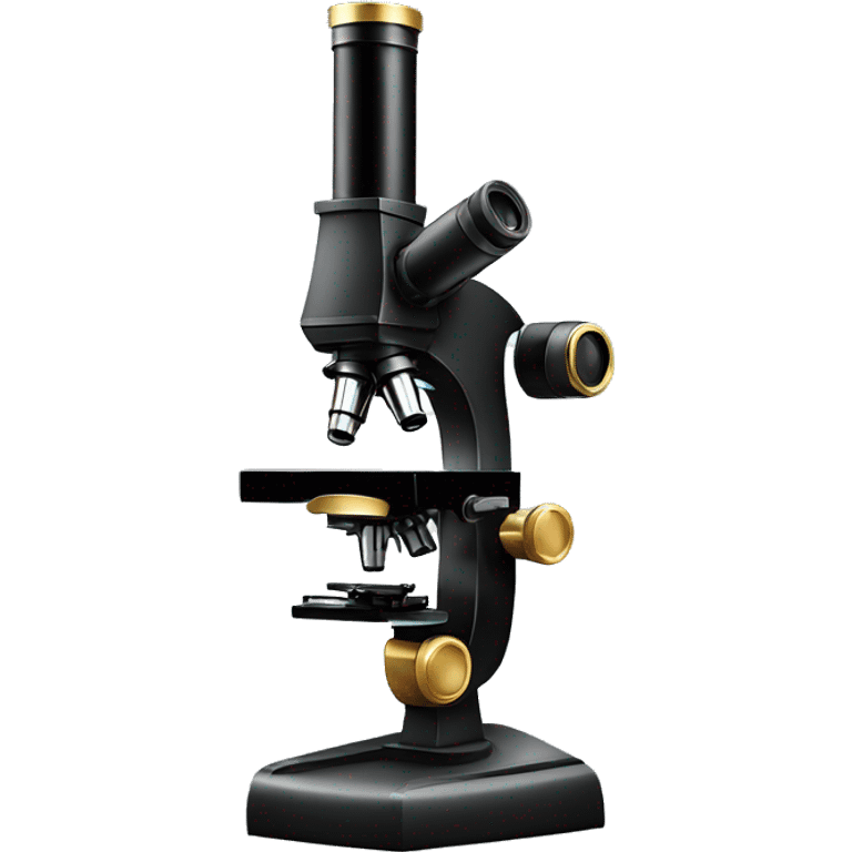 Great luxury Black microscope  emoji