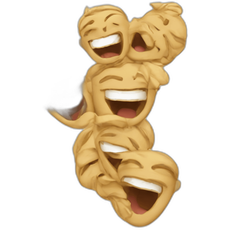 Laughing men emoji