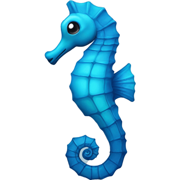  Blue seahorse emoji