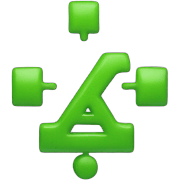 A green plus math symbol emoji