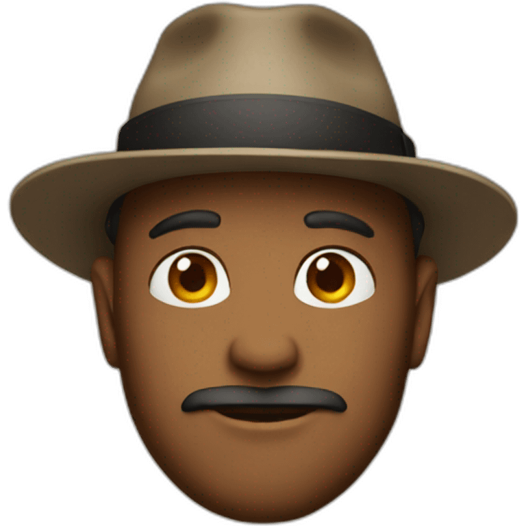 Man with hat emoji