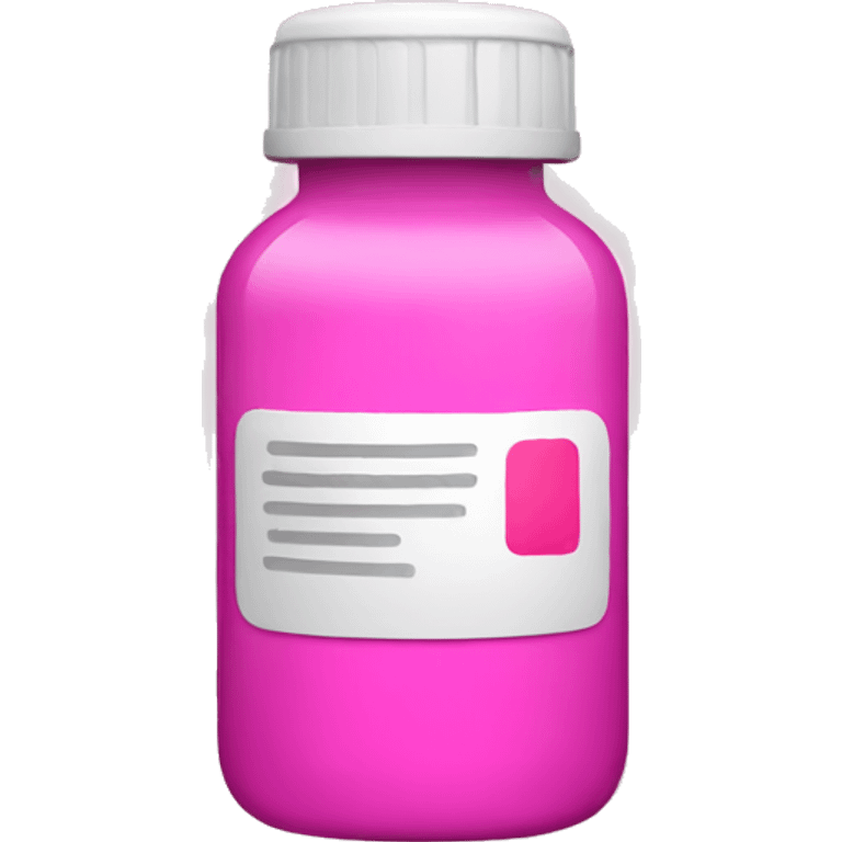 Pink medication  emoji