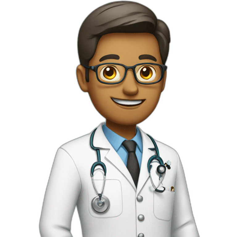 A doctor with money emoji