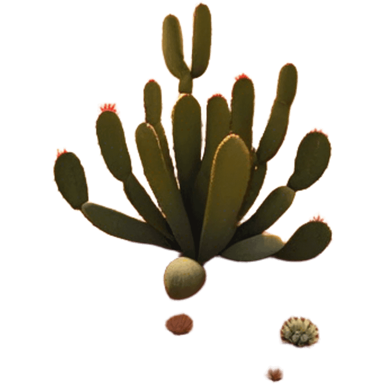 Cinematic Realistic Desert Emoji, Expansive and arid, with vast stretches of golden sand dunes and scattered cacti, the sun casting a warm, almost orange glow over the dry, cracked earth. The horizon blurs into a heat shimmer, while the occasional desert flower adds a splash of color to the barren landscape. Soft glowing outline, capturing the essence of the harsh yet stunning beauty of the desert, calm and quiet, filled with silence and mystery. emoji