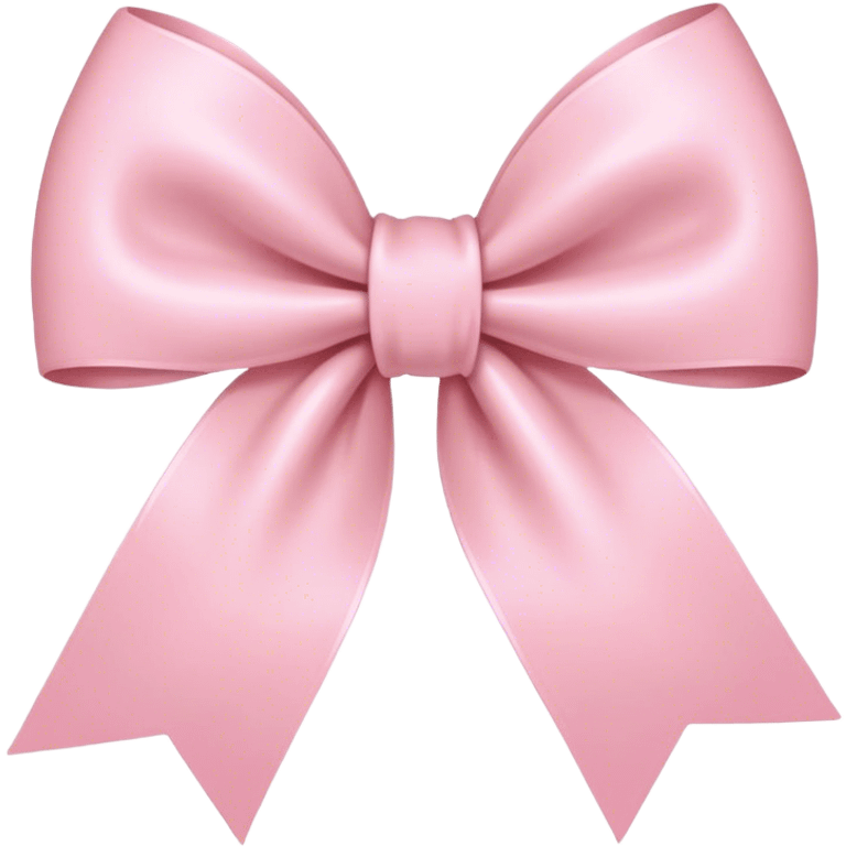 light pink bow on light pink bow emoji