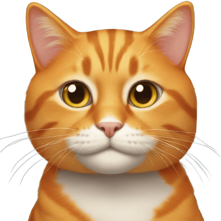 Orange cat emoji