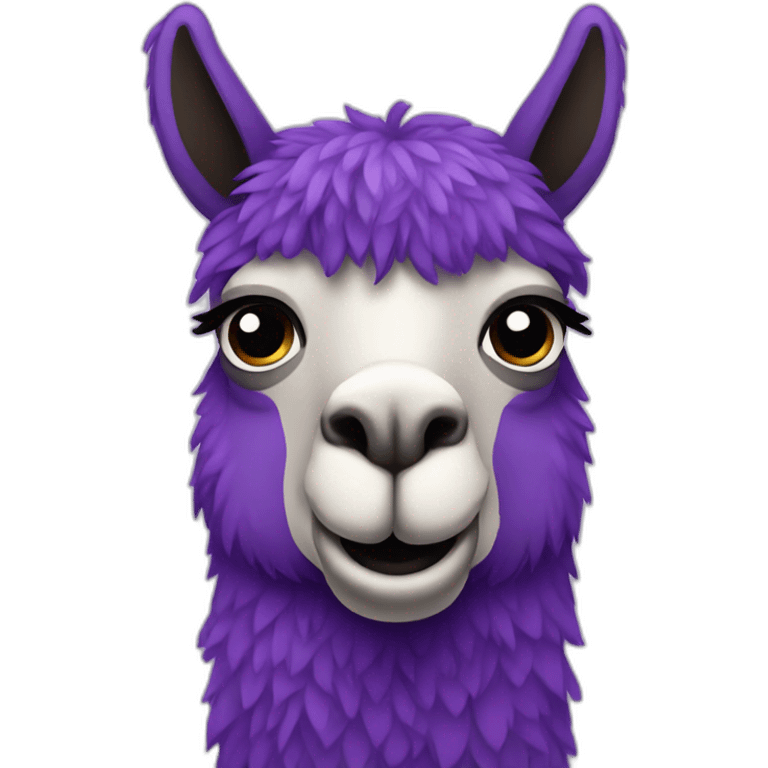 Purple llama emoji