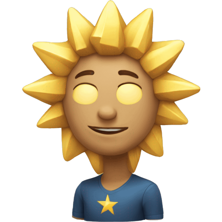 estrella como sol emoji