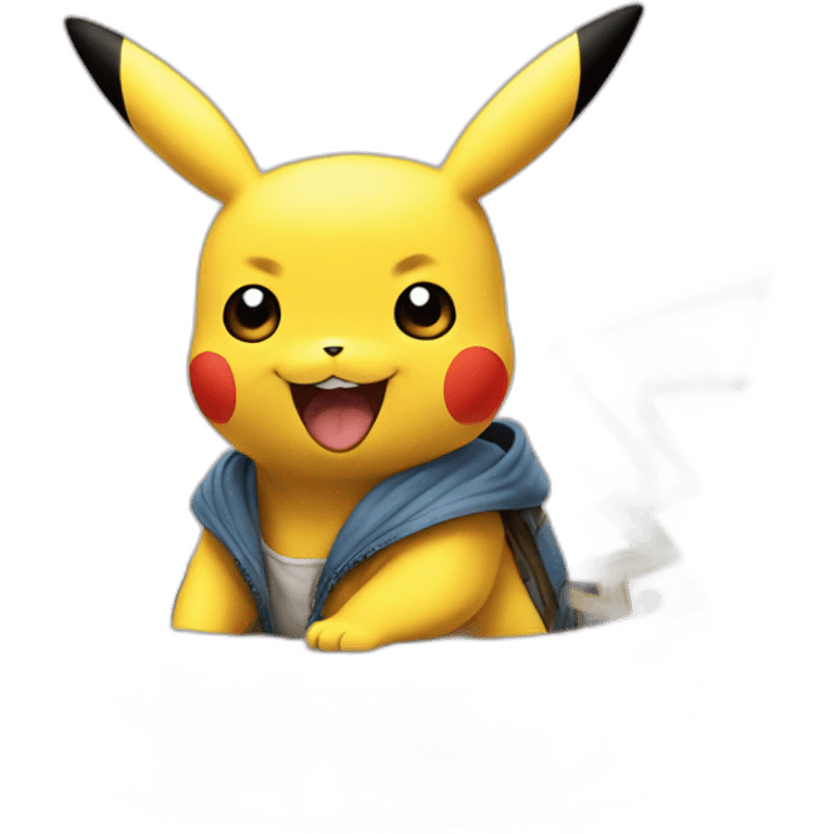 Pikachu pokemon emoji