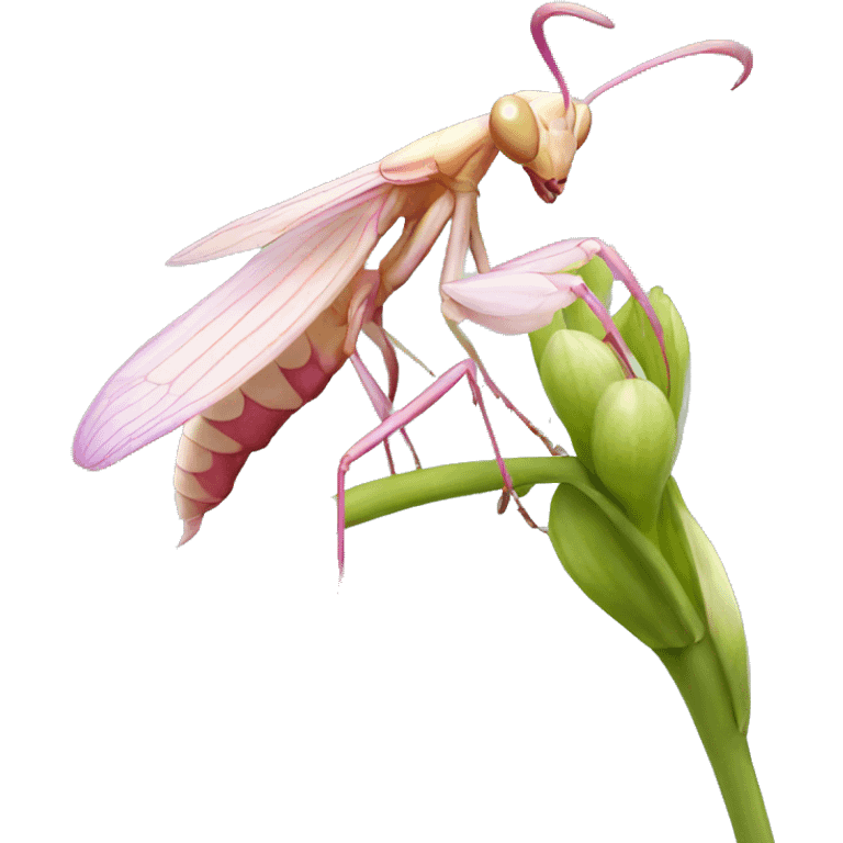 orchid Mantis emoji