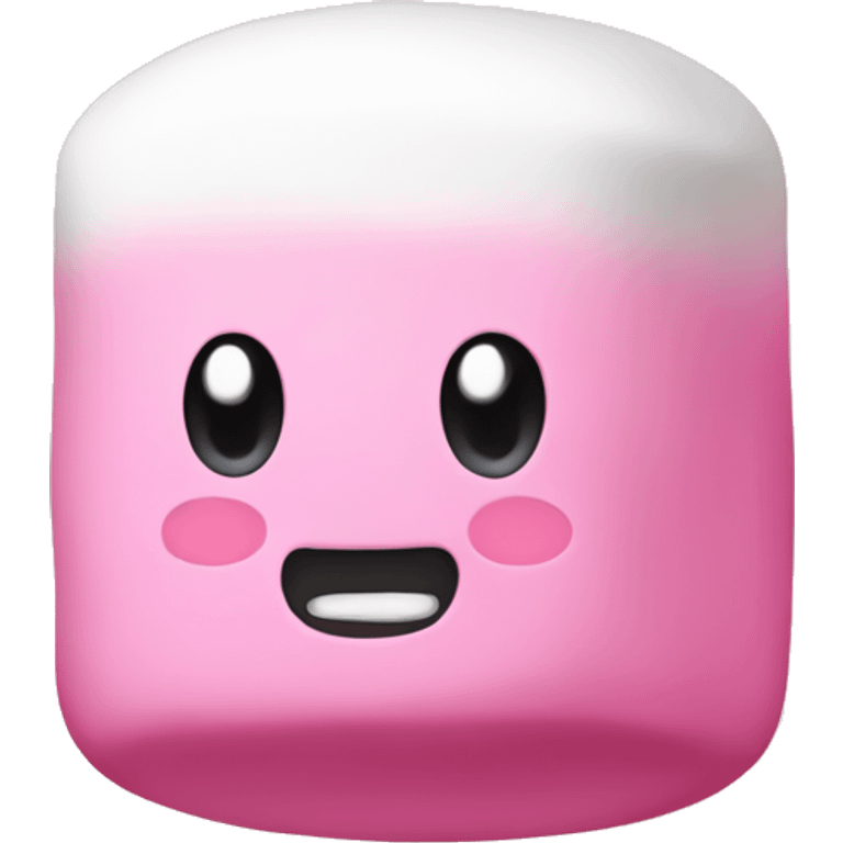 Pink marshmallow  emoji