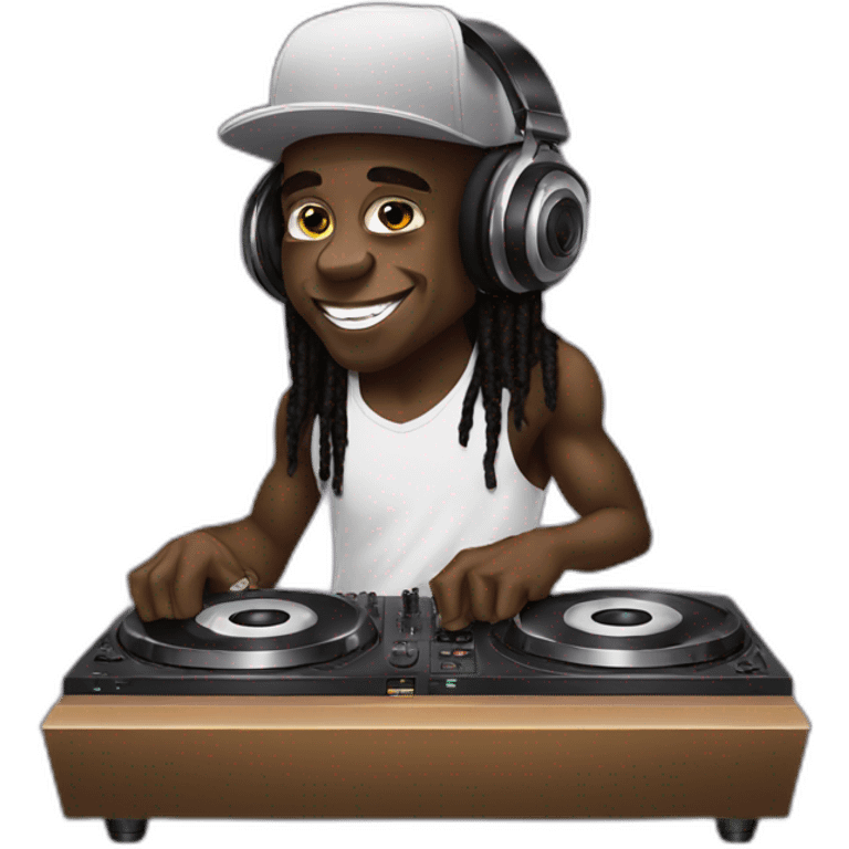 lil Wayne djing emoji