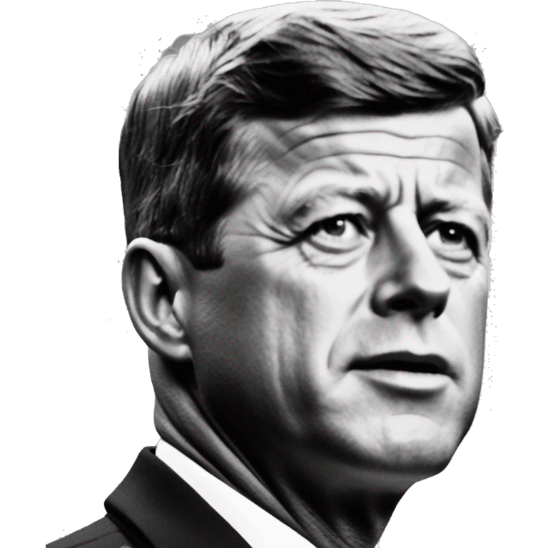 JFK as the 🤯 emoji. emoji