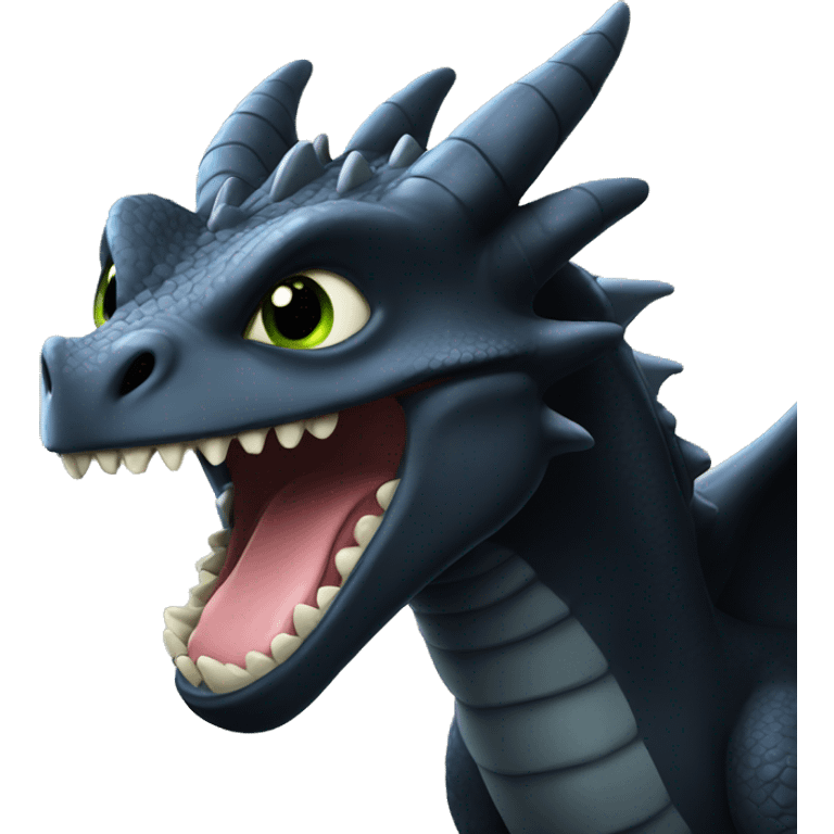 Toothless dragon  emoji