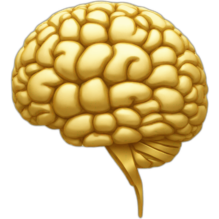 golden brain emoji