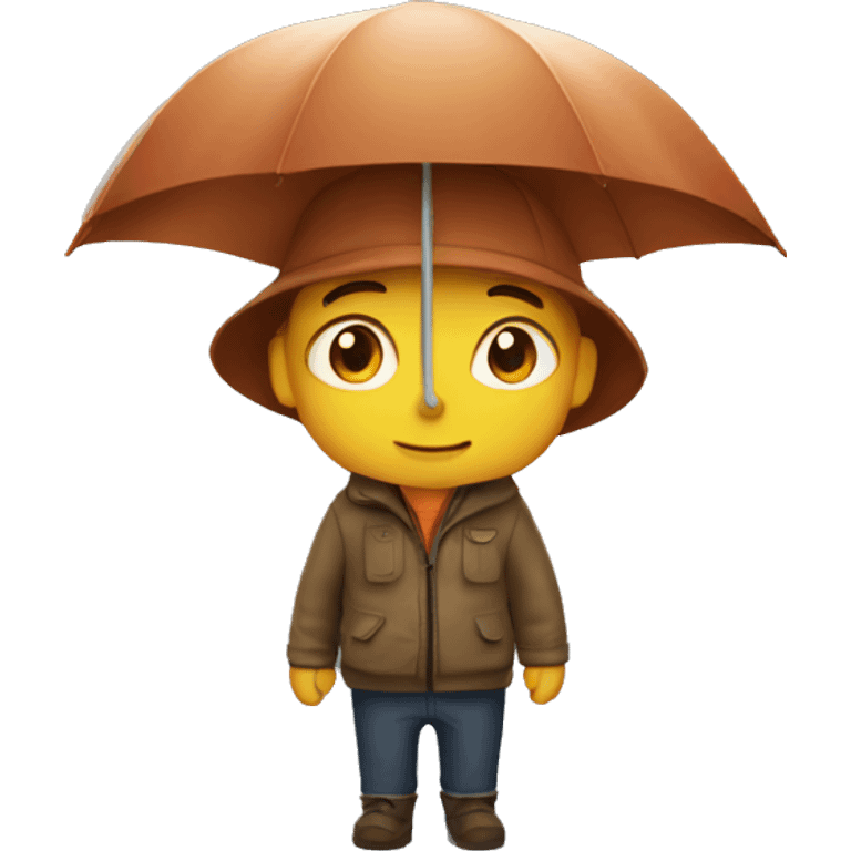 Rainy autumn day  emoji