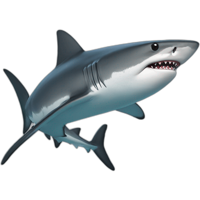 shark that's a researcher emoji