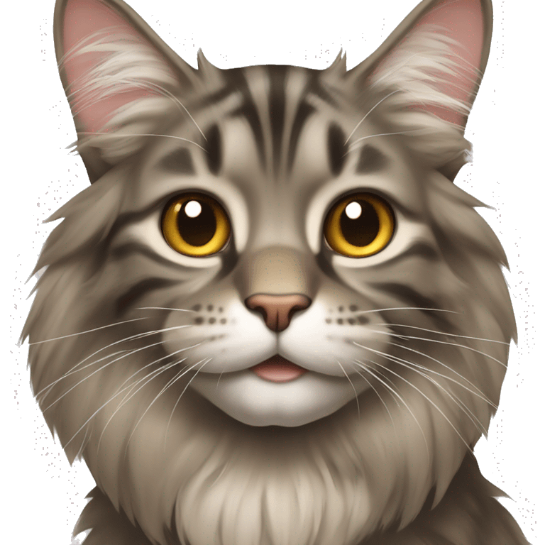 Main coon cat emoji