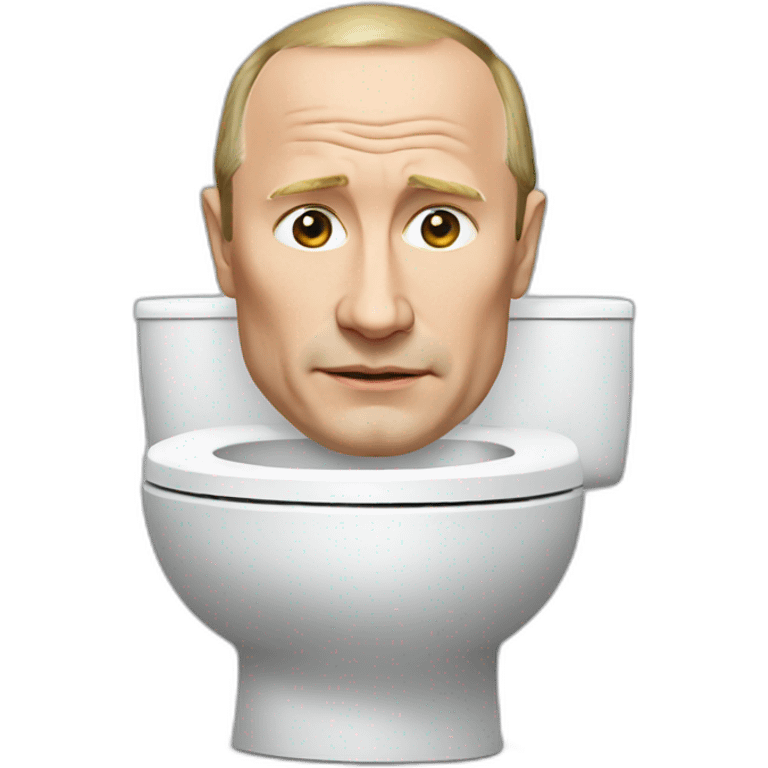 Putin and toilet emoji