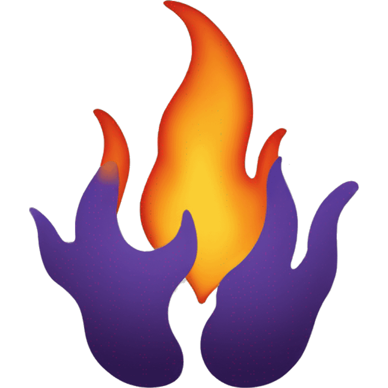 a redux logo with flames emoji