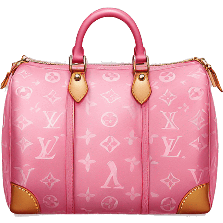 Pink Luis Vuitton Bag emoji