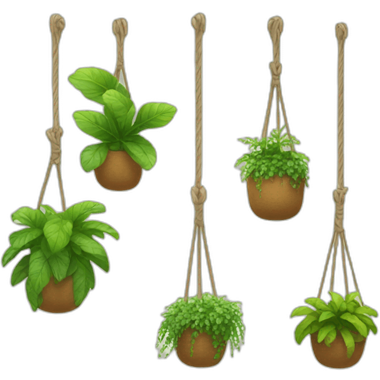 Hanging plants emoji