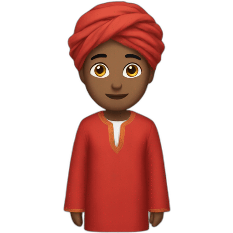 Habibi red clothes  emoji