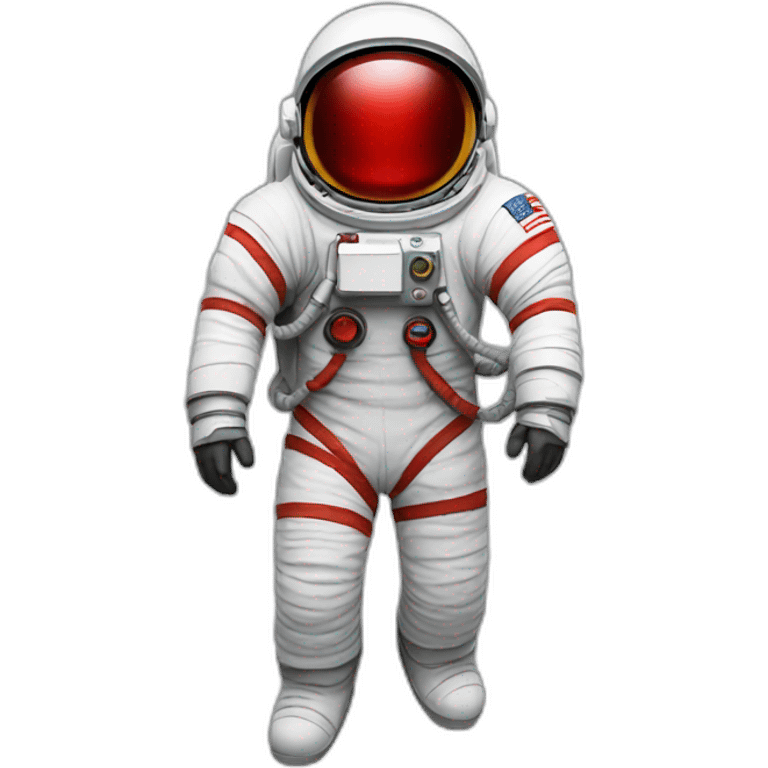 red astronaut emoji