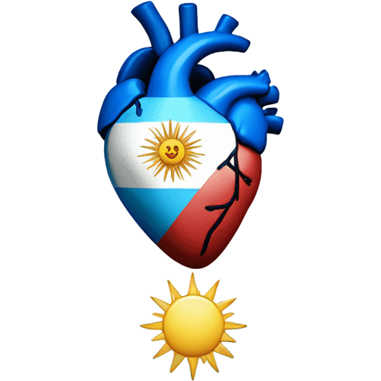 Argentine heart emoji