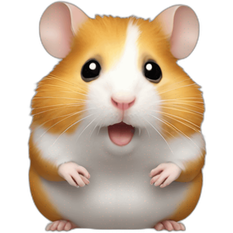 hamster with a cigarette in his teeth emoji