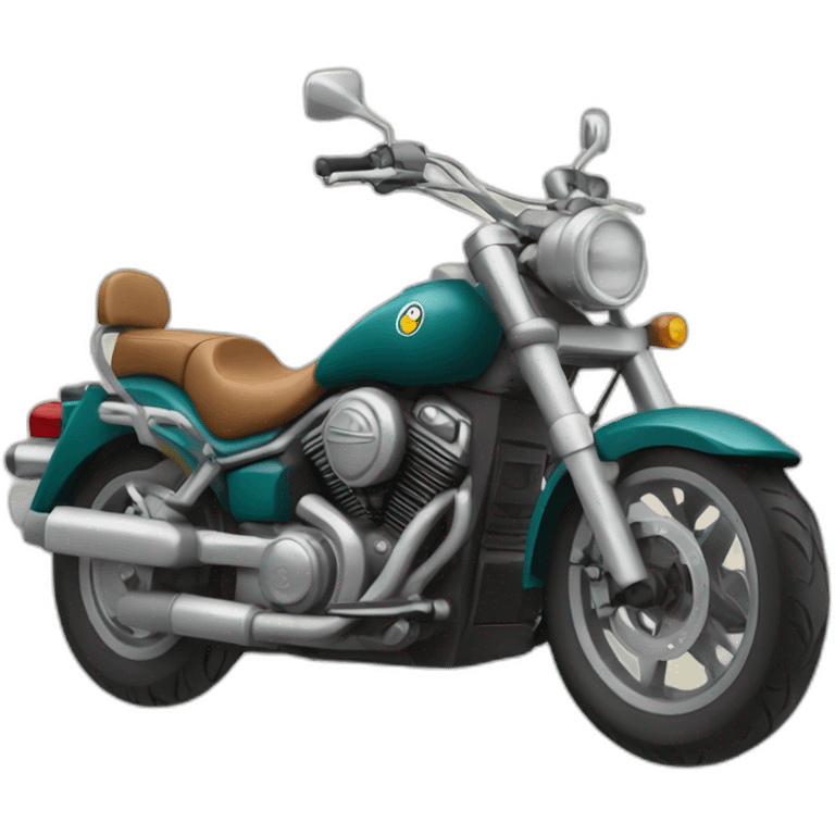 Taureau moto crosse emoji