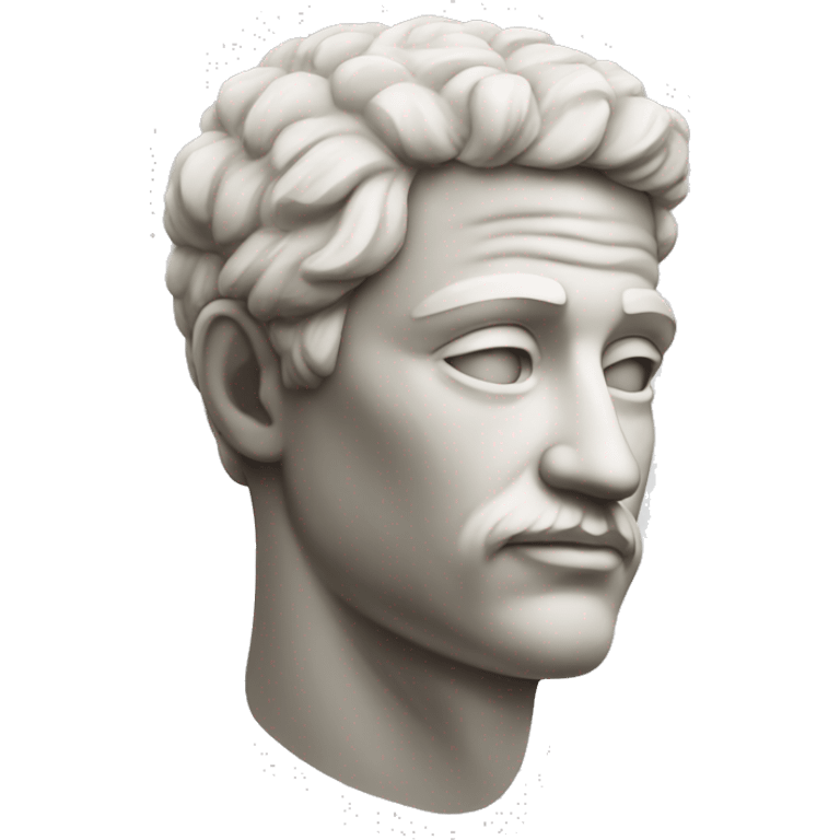 statue face side view emoji