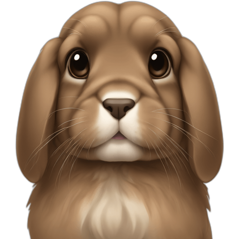 brown holland lop emoji